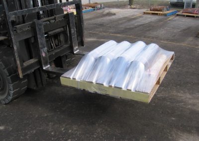 Wrapped Pallet of Cut Pipe